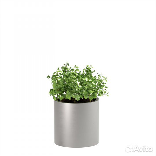 Кашпо Tempache 30х30, 21 л, нержавеющая сталь