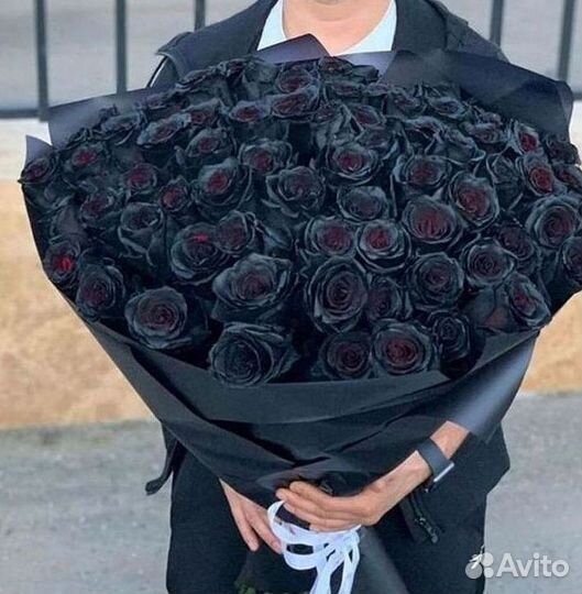 Чёрные розы. Цветы Букеты с доставкой