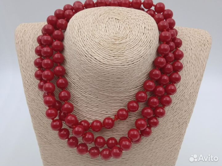 Бусы 60см из коралла