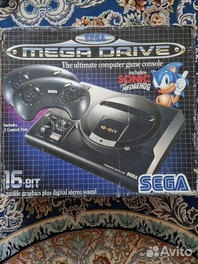 Игровая приставка Sega mega drive 1993