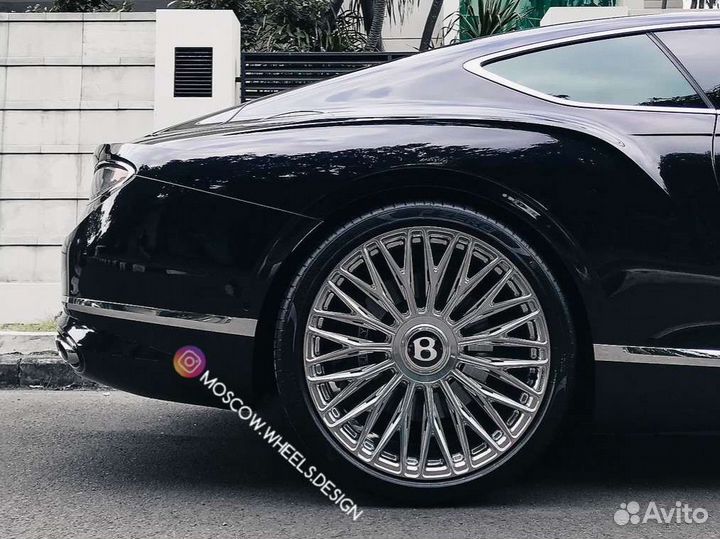 Кованые диски R22 на Bentley Continental