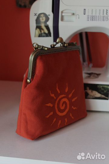 Сумка на фермуаре 