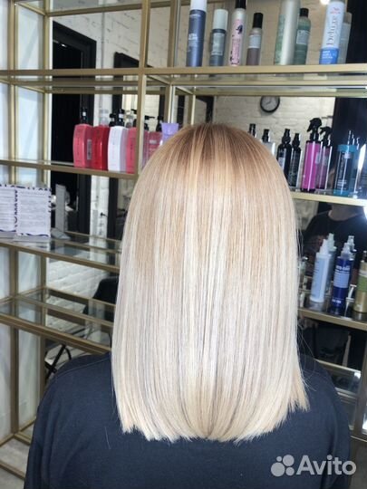 Стрижка и окрашивание волос