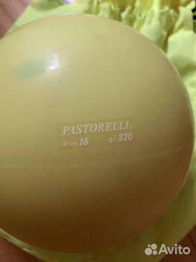 Гимнастический мяч Pastorelli 16 с утепл мешком