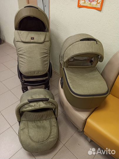 Новинка коляска Bebe mobile Bolonia 3 в 1