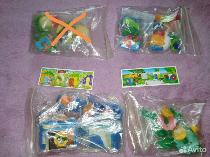 Киндеры серии с животными, Маши, Барбоскины и др