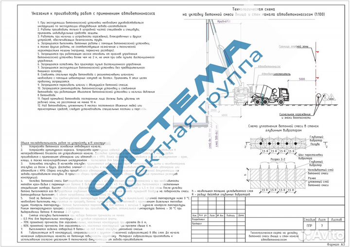 Разработка ППР за 1-3 дня, согласование быстро