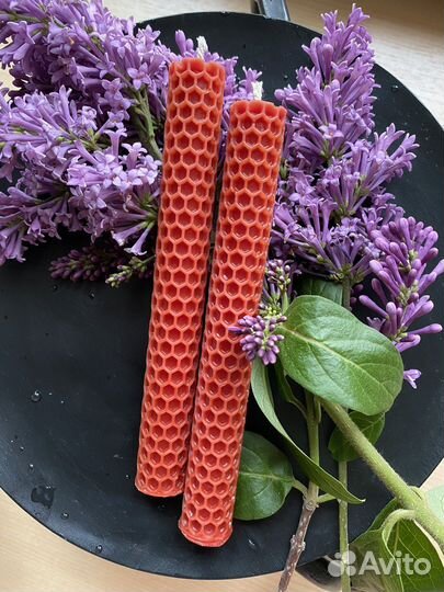 Свечи восковые ручной работы