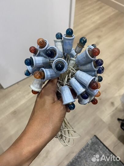 Елочная гирлянда СССР