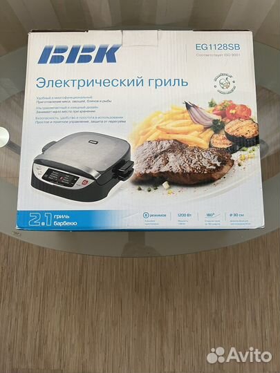 Электрический гриль BBK EG 1128SB