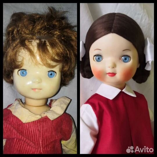 Куклы СССР ремонт,изготовлю парички