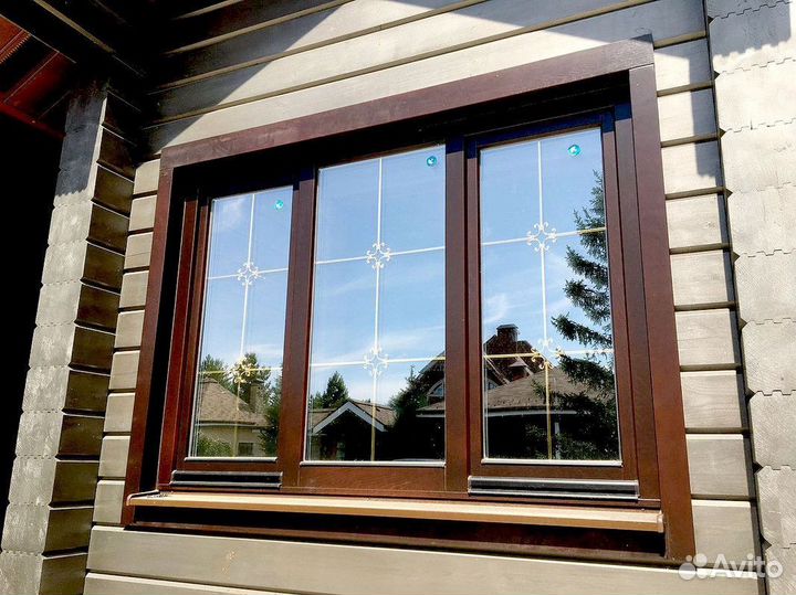 Пластиковые окна под дерево