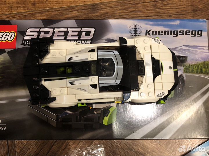 Машина lego speed champions Koenigsegg (собранная)