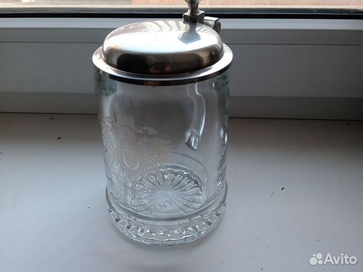 Пивная кружка Германия с крышкой