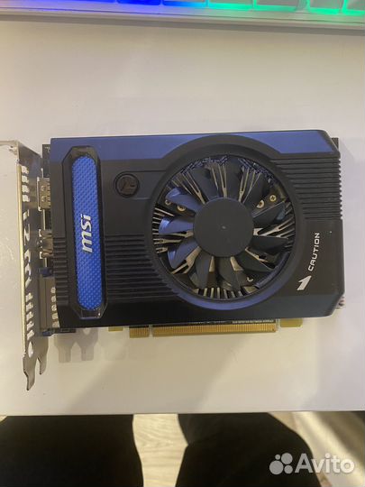 Видеокарта radeon hd7750 2gb