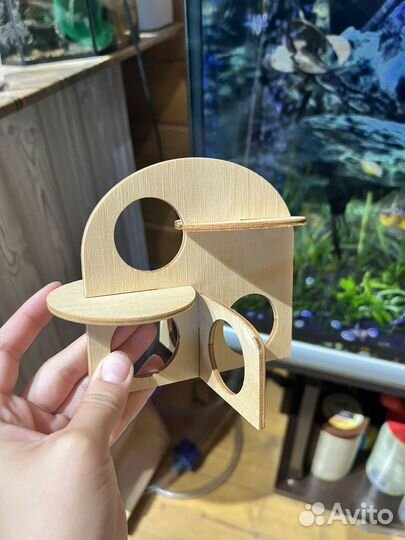 Домик с мисками для грызунов