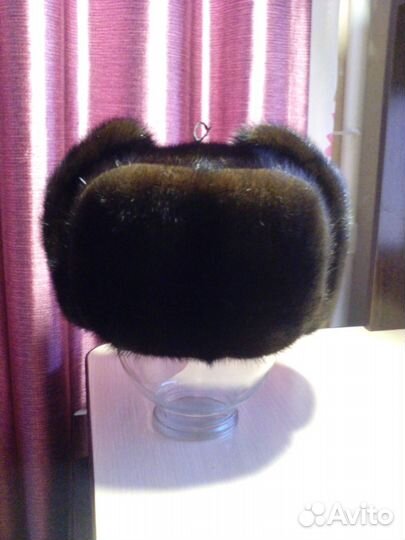 Шапка ушанка норка