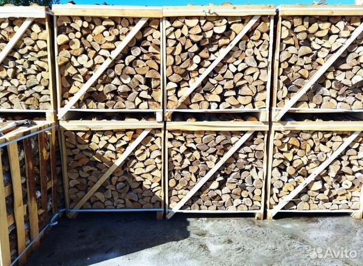 Дрова березовые колотые