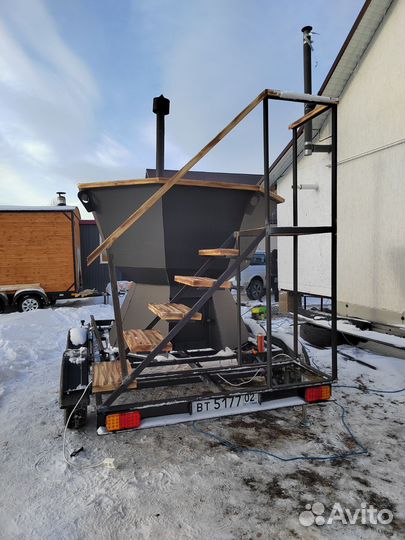 Мобильный банный чан аренда