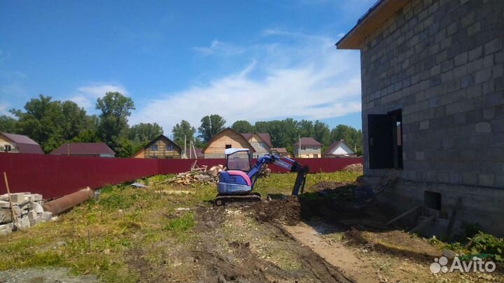 Услуги Мини-экскаватора, экскаватора