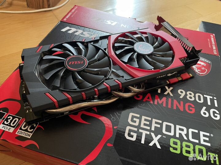 Видеокарта MSI gtx 980Ti gaming 6gb