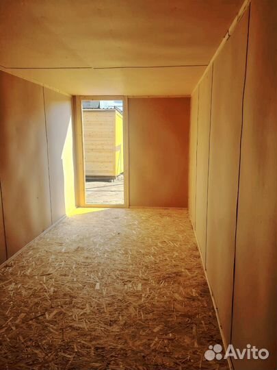 Бытовка из профлиста 6x2.4