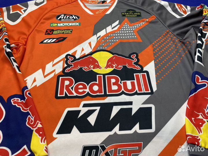 Джерси для мотокросса red bull ktm новые