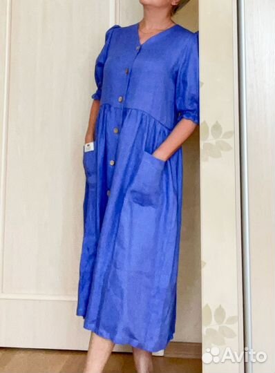 Платье. Country Textile. Лен 100%. Оверсайз