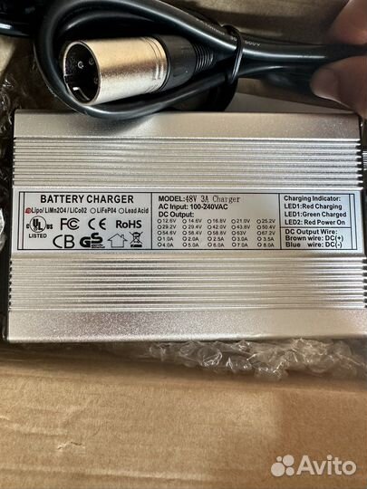 Зарядное устройство для литиевых аккумуляторов 48в