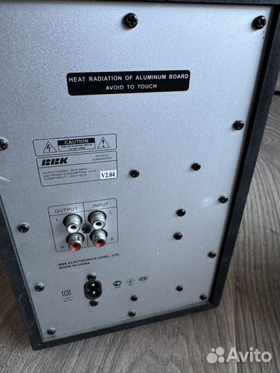 Активные колонки 2.1 (сабвуфер, усилитель) 30 Вт