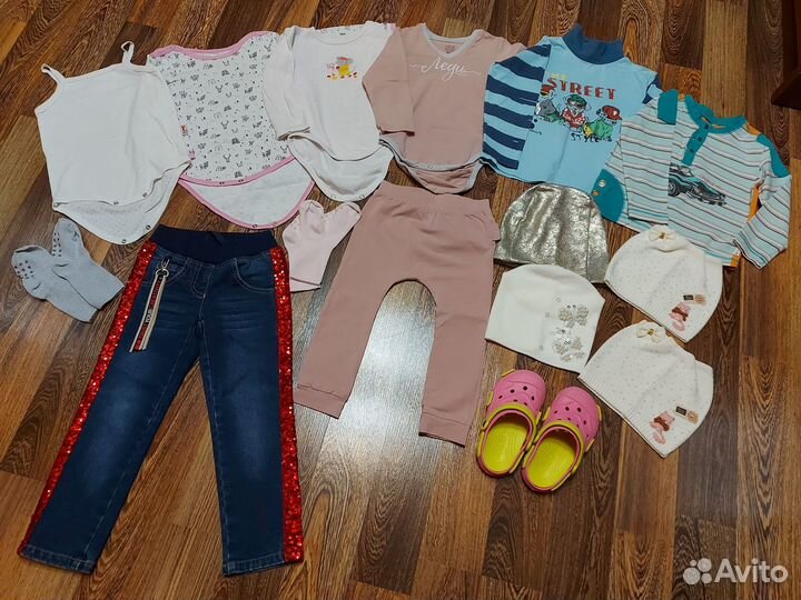 Одежда, обувь для девочки пакетом 86, 92, 98, 104