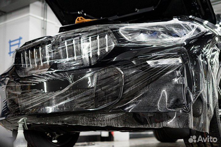 Оклейка авто пленкой, бронирование, антигравийная