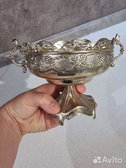 Конфетница металл