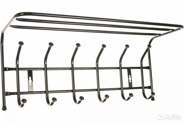 Вешалка 60см настенная Ника Nika сталь / Новая