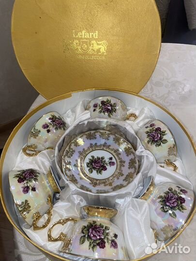 Чайный сервиз lefard 6 персон 12 предметов