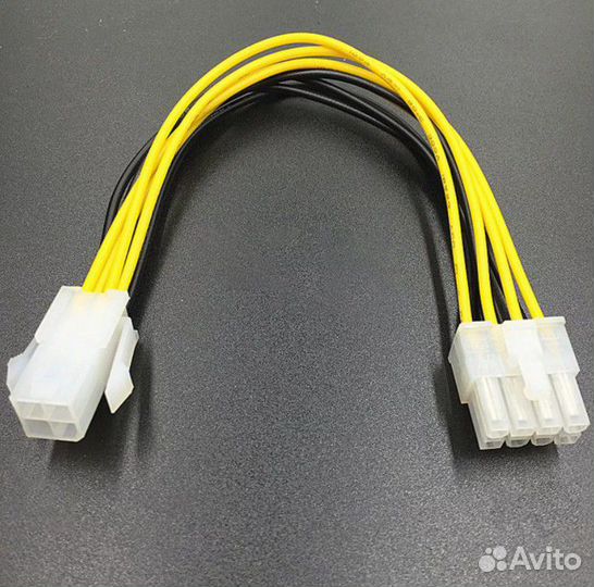 Переходник 6(8) пин на 2х(6+2) пин, райзеры