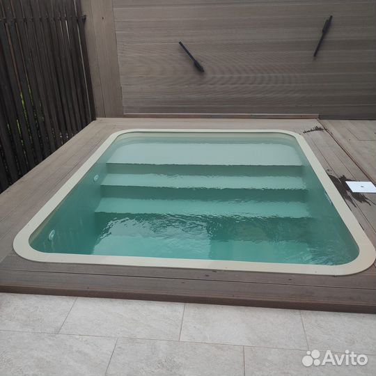 Бассейн 7*3*1,5 полный комплект с противотоком