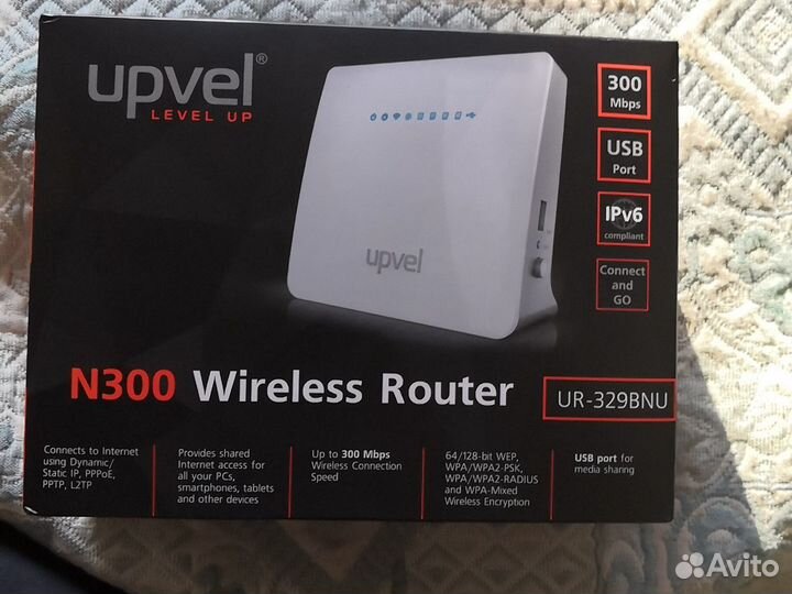 Роутер upvel UR-329NU новый