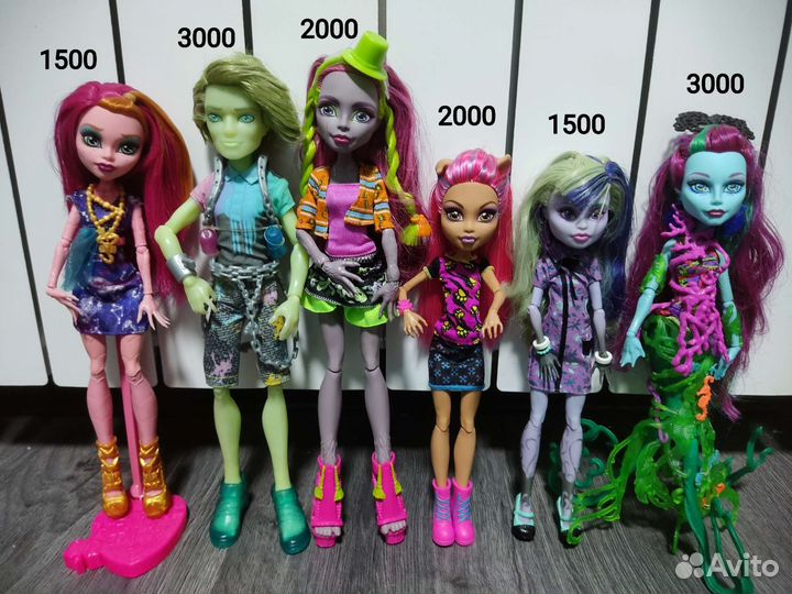 Куклы монстер хай много 5 фото