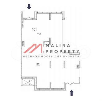 Продам торговое помещение, 147 м²