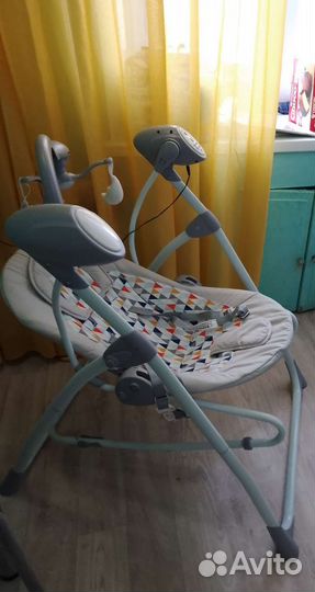 Детские электронные качели, шезлонг