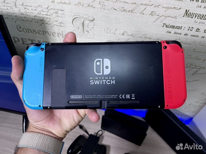Прошитый Nintendo Switch 128GB + куча игр