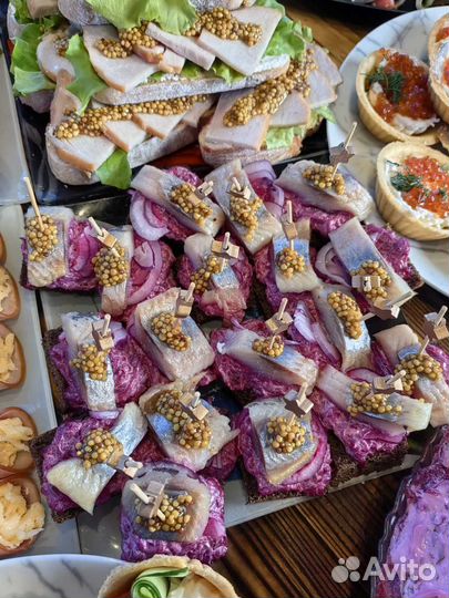 Фуршетные закуски кейтеринг банкет гастробокс