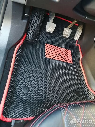 Автоковрики EVA ева с бортами 3D и без бортов