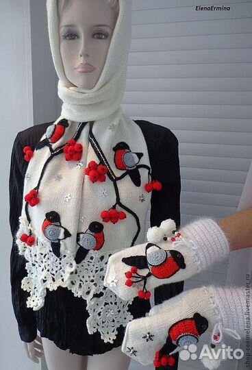 Шарфы,руковицы,варежки