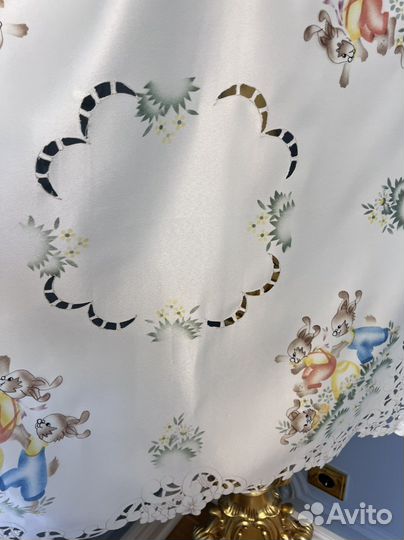 Салфетка винтажная новая 85х85