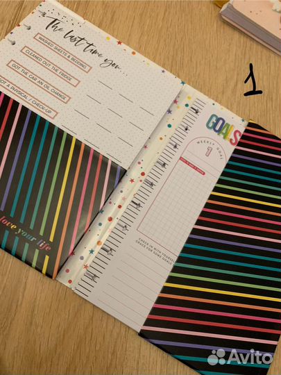 Блокноты и наполнение фирмы Happy Planner