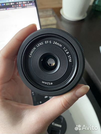 Объектив Canon EFS 24mm f 2.8 STM