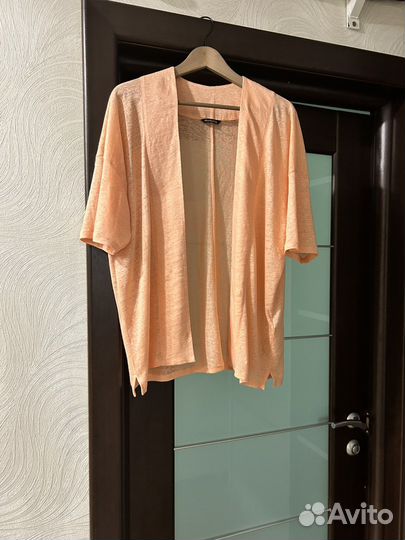 Кардиган лен massimo dutti