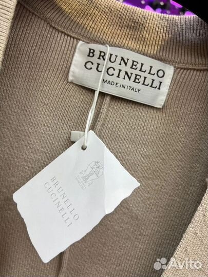 Brunello cucinelli трикотажный костюм premium